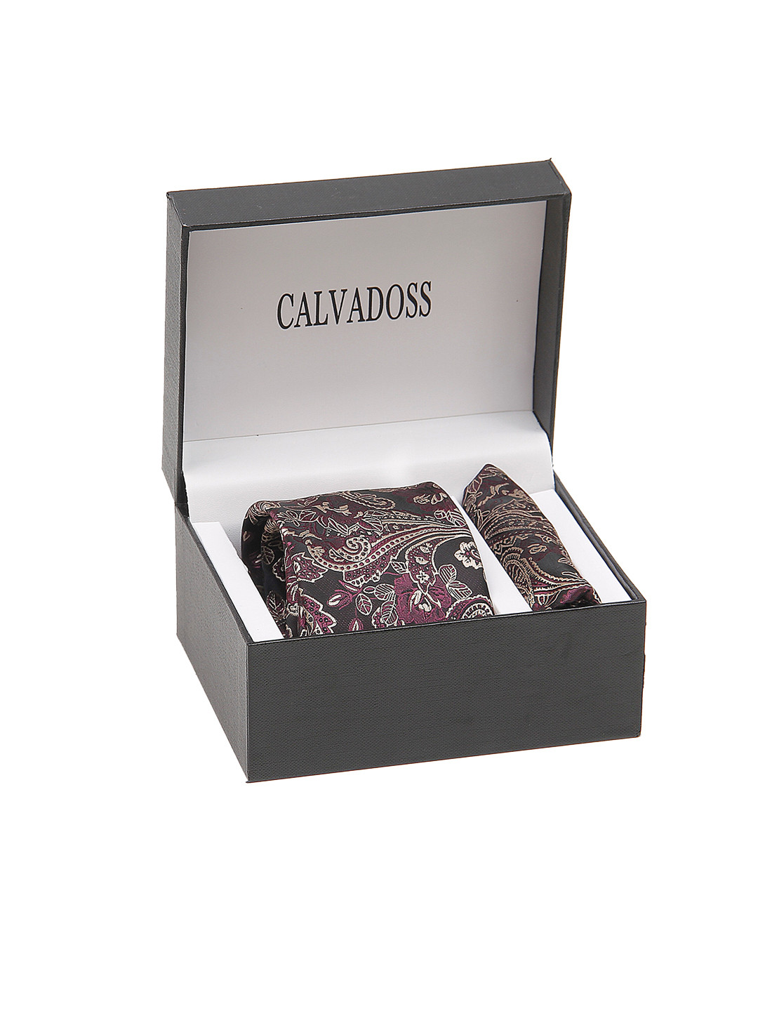 

Calvadoss Men Printed Accessory Gift Set, Purple