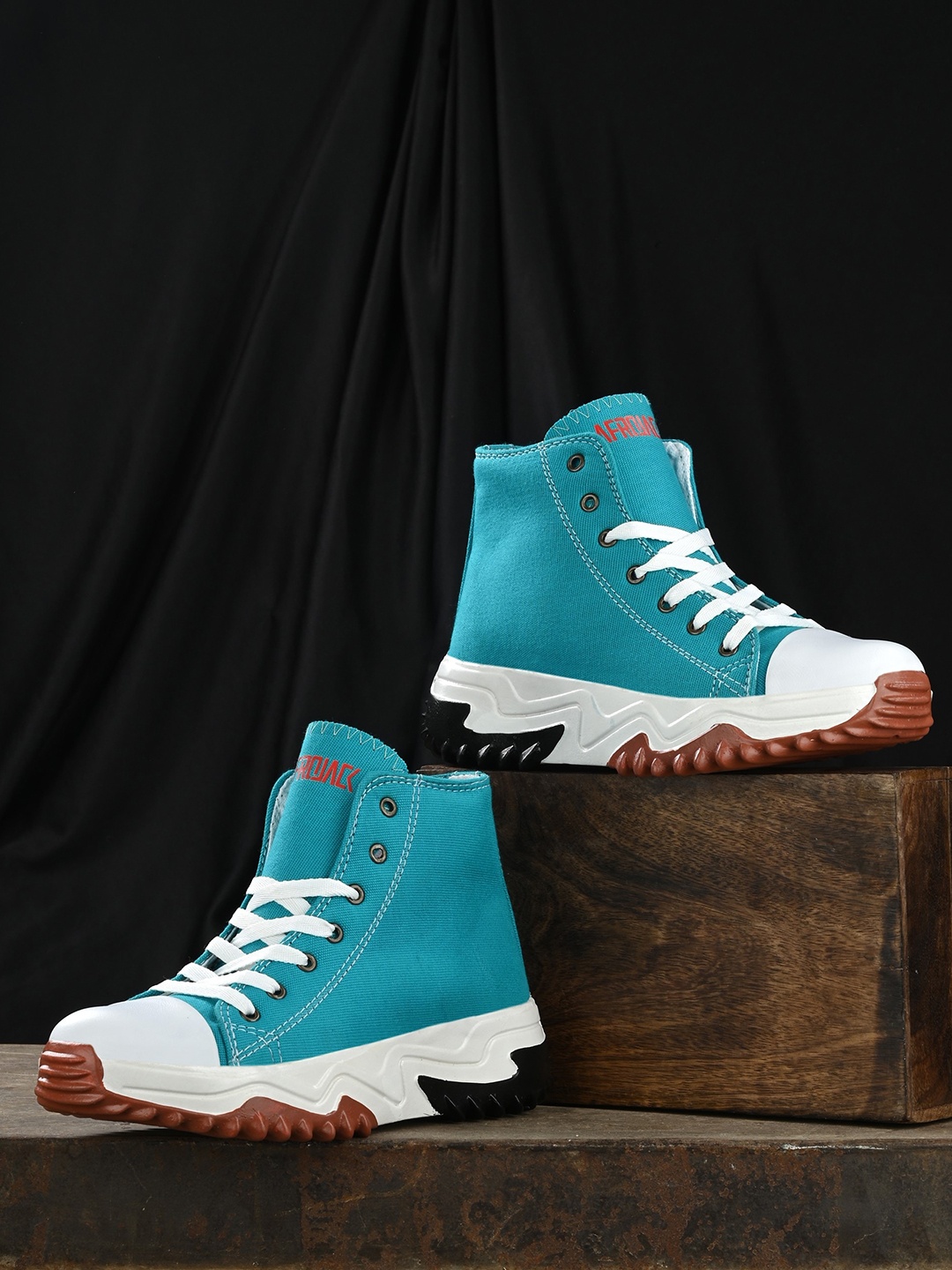 

AfroJack Women Canvas Sneakers, Blue
