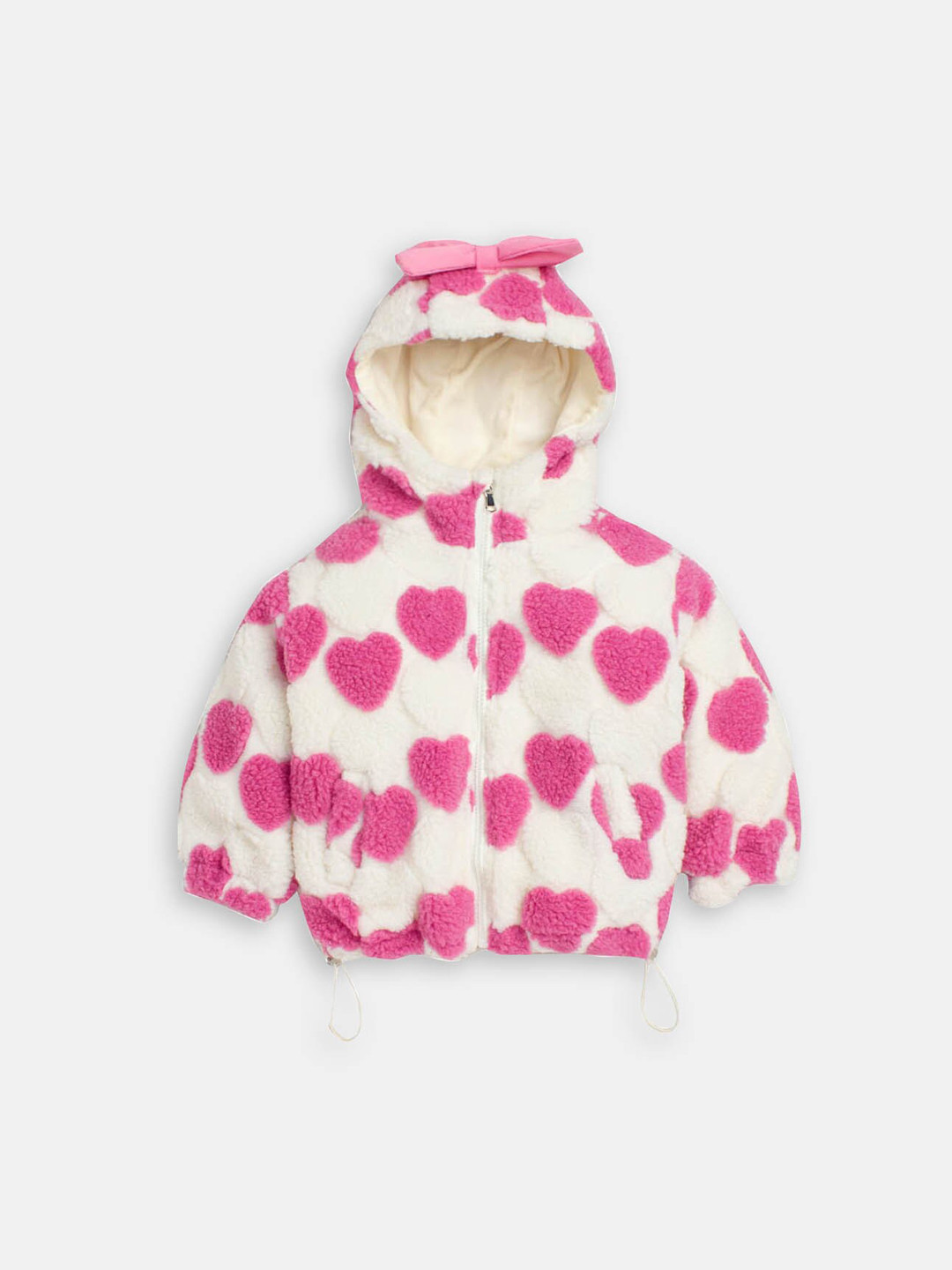 

Hopscotch Girls Faux Fur Trim Tailored Jacket, Pink
