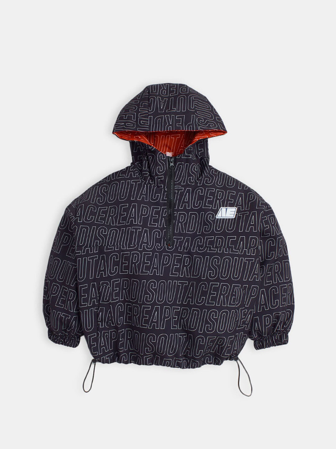 

Hopscotch Boys Printed Padded Jacket, Black
