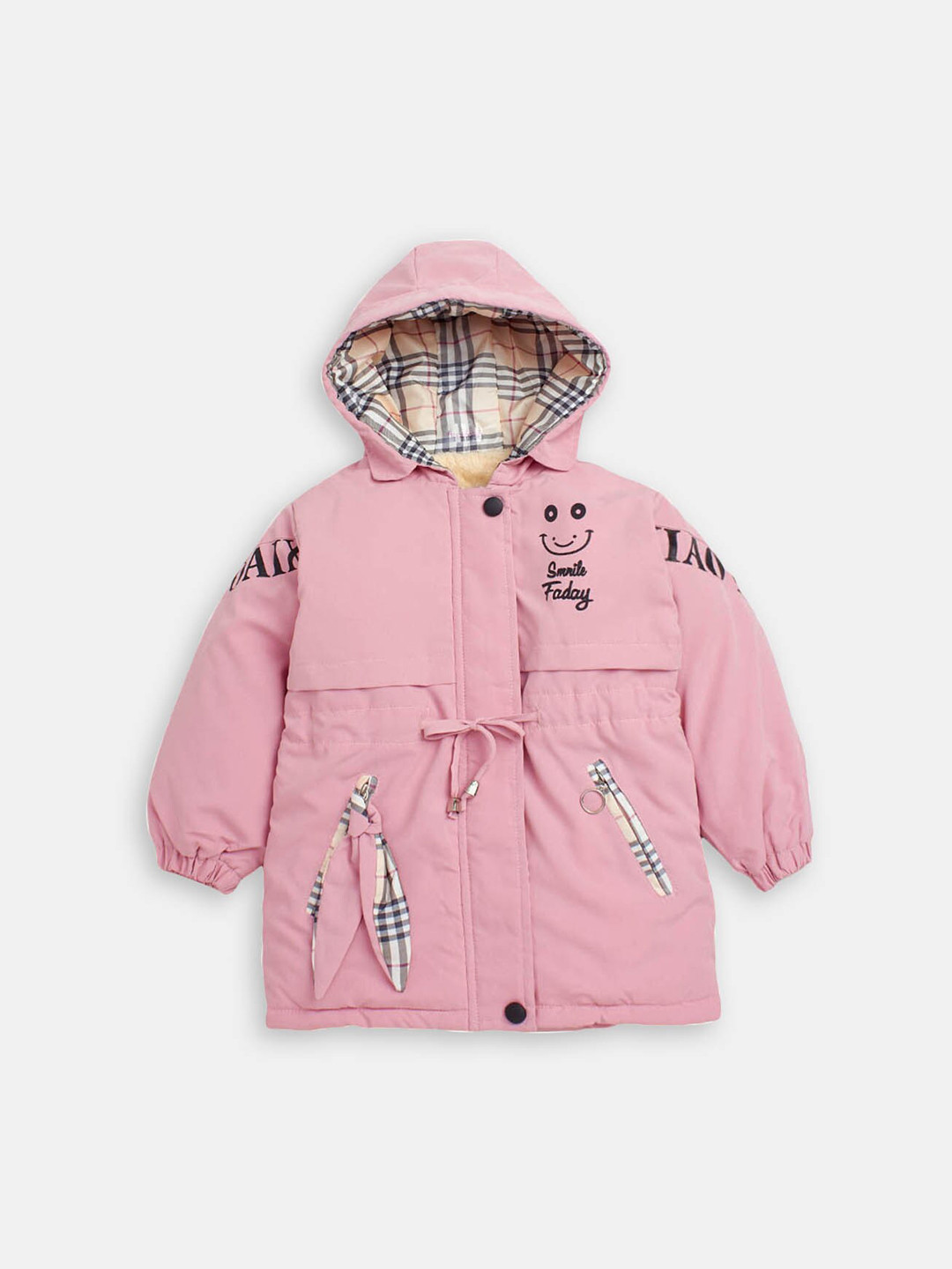 

Hopscotch Girls Over Coat With Hooded, Pink