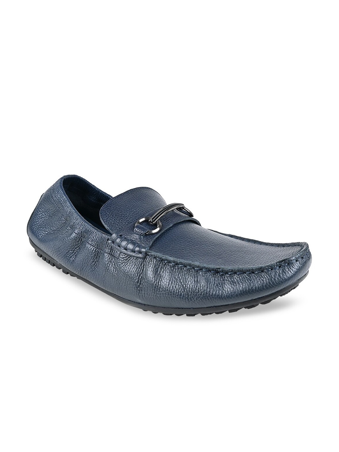 

Regal Men Solid Leather Loafers, Blue