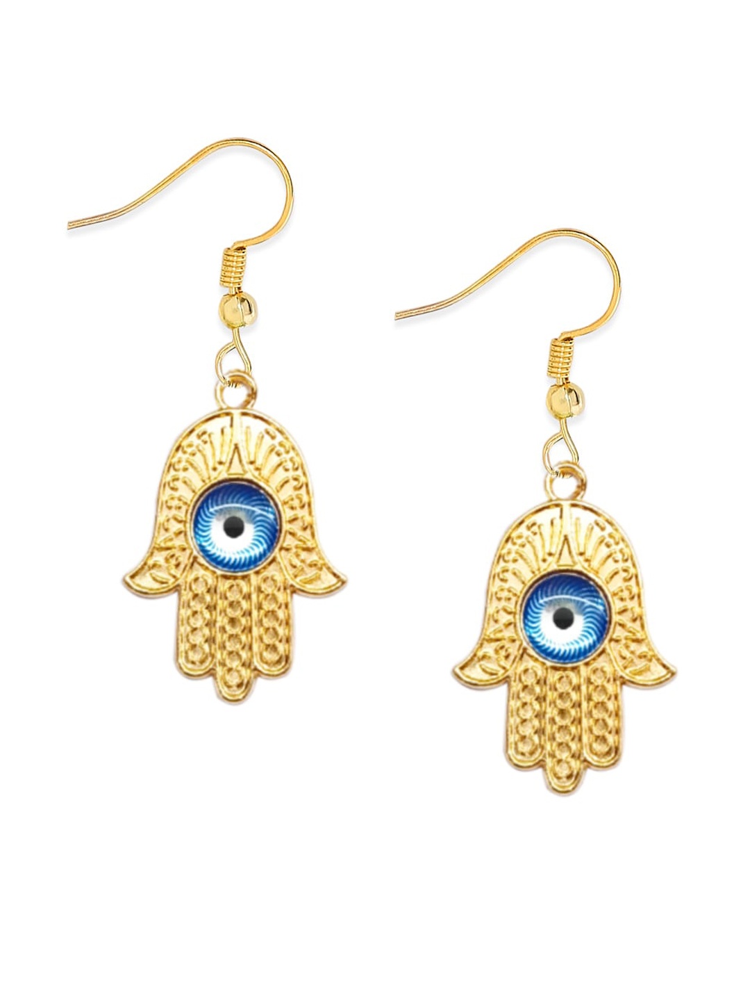 

OOMPH Gold-Plated Contemporary Drop Earrings
