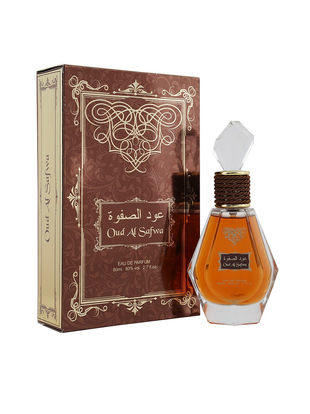 

RIHANAH Men Oud Al Safwa Imported Long Lasting Eau De Parfum - 80 ml, Mustard