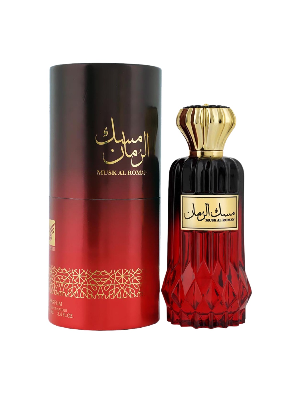 

RIHANAH Musk Al Roman Imported Long Lasting Eau De Parfum - 100 ml, Red