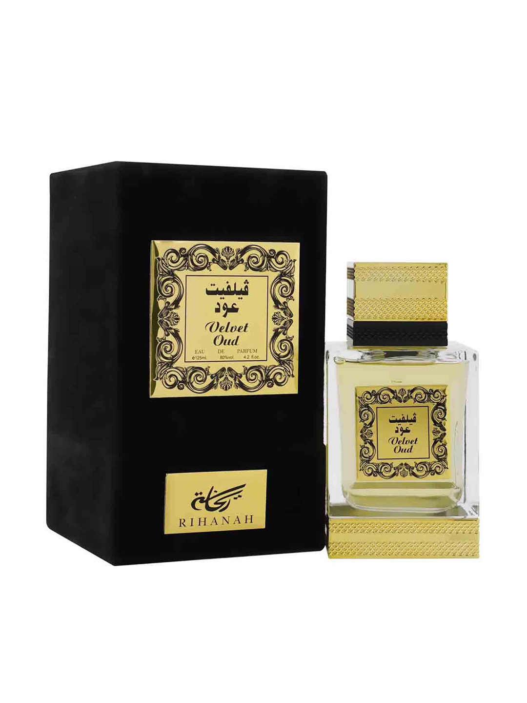 

RIHANAH Men Velvet Oud Imported Long Lasting Eau de Parfum - 125 ml, Gold