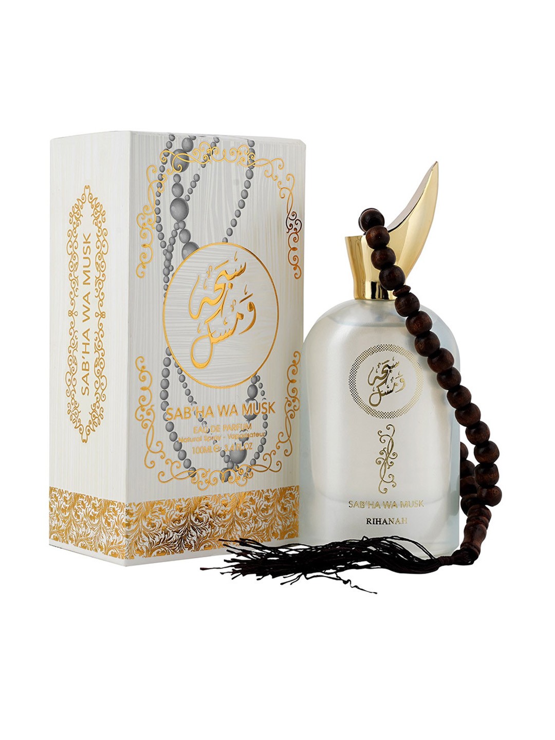 

RIHANAH Sabha Wa Musk Imported Long Lasting Eau De Parfum - 100 ml, White