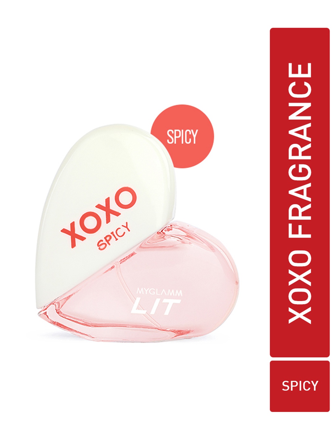 

MyGlamm Women LIT XOXO Spicy Perfume 25 ml, Red