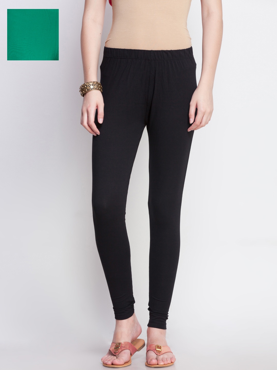 

Dollar Missy Pack of 2 Ankle-Length Leggings, Black
