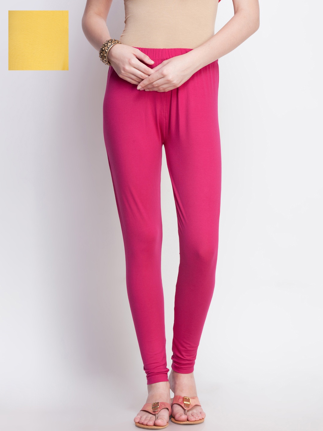 

Dollar Missy Pack of 2 Ankle-Length Leggings, Pink