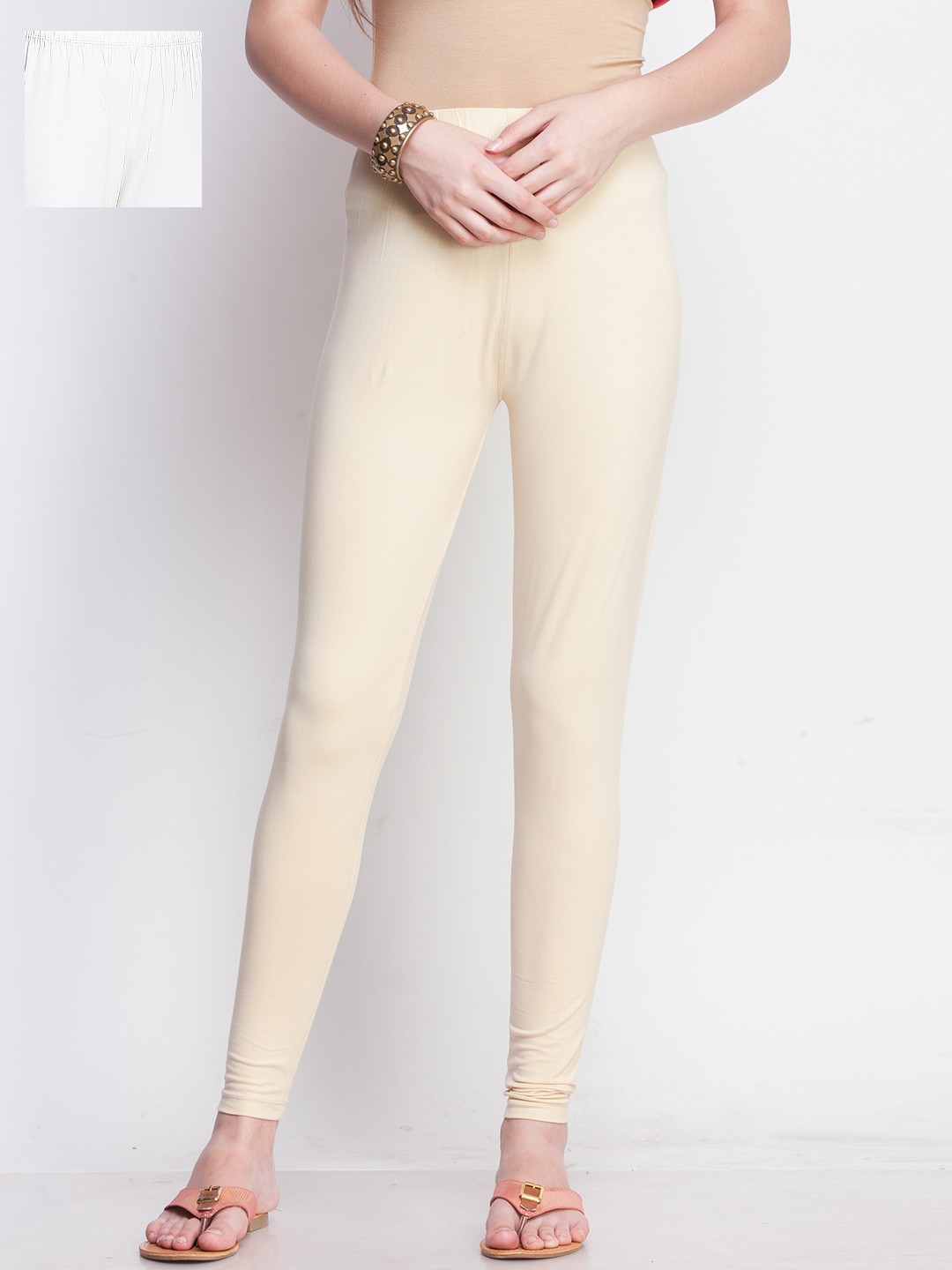 

Dollar Missy Pack of 2 Ankle-Length Leggings, White