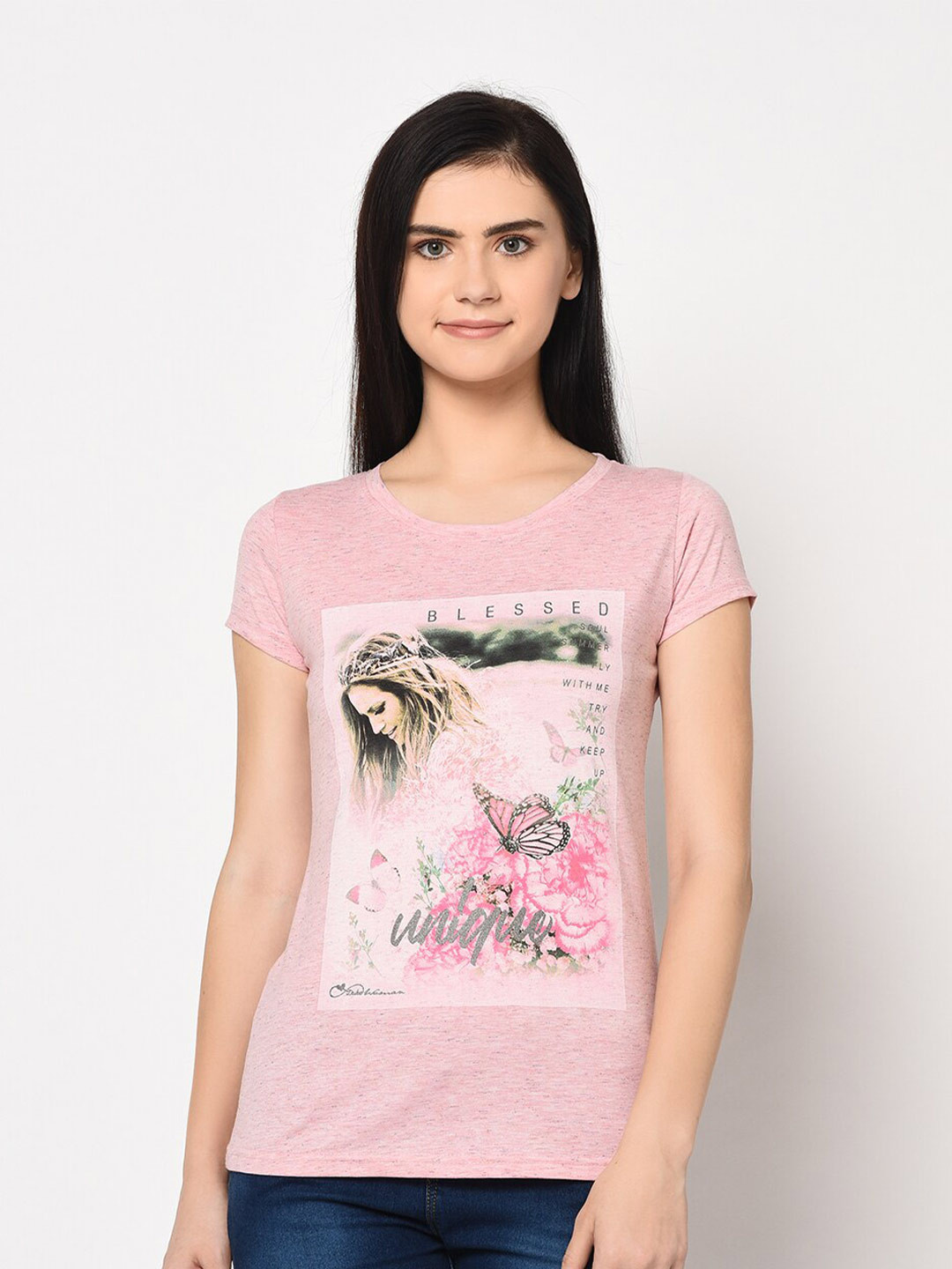 

Duke Print Top, Pink