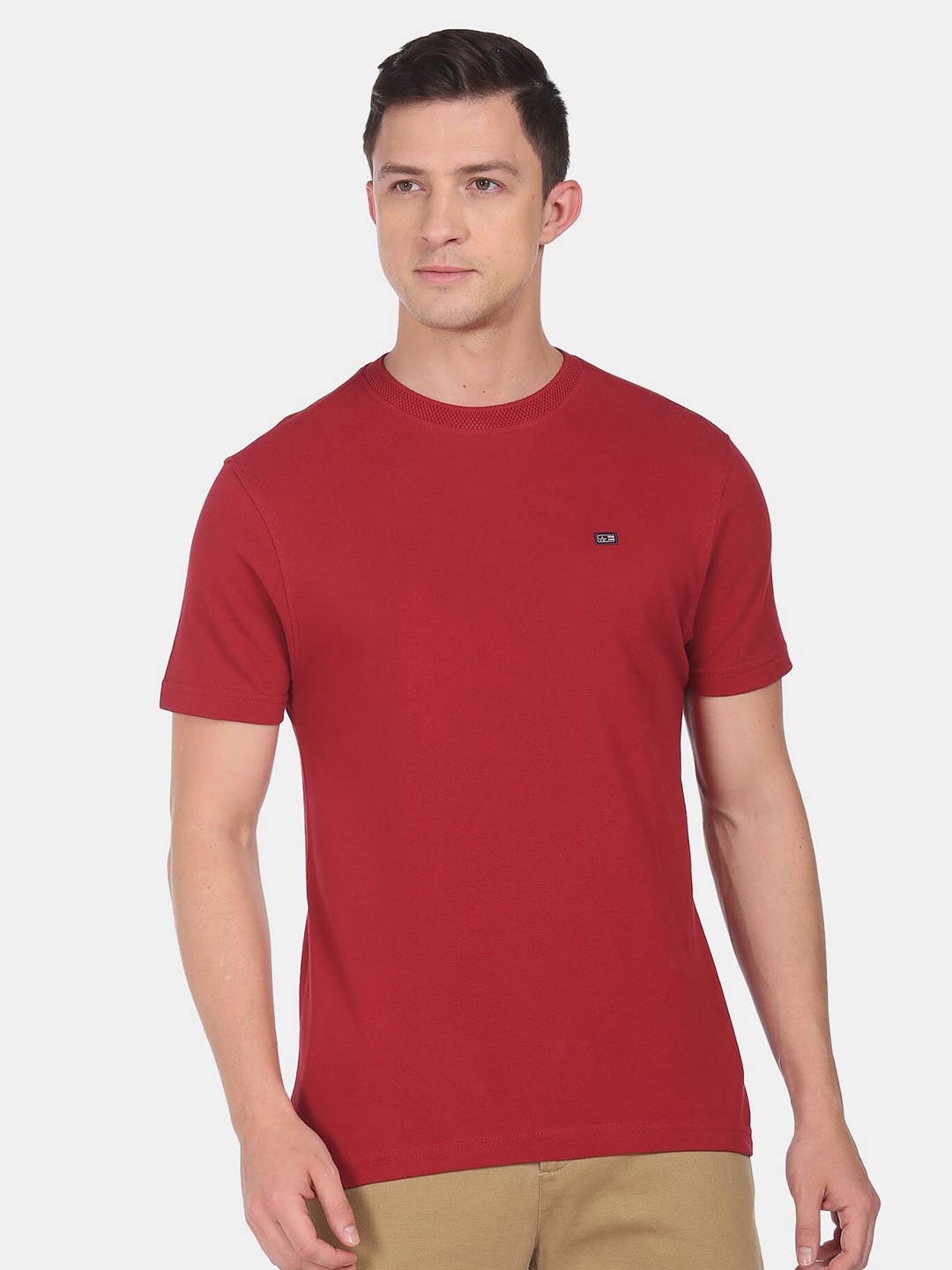 

Arrow Sport Men Cotton T-shirt, Red