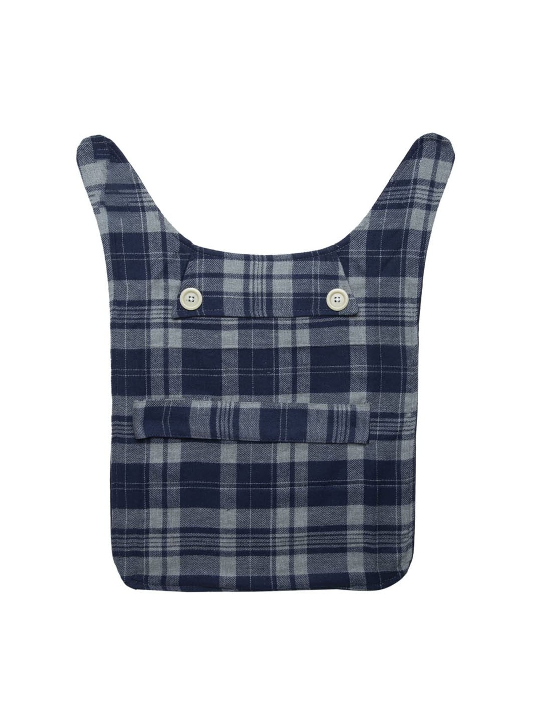 

Lulala Checked Wool Winter Dog Jacket, Blue