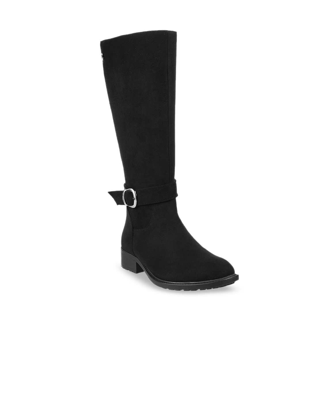 

Mochi High-Top Block With Buckles Boots, Black