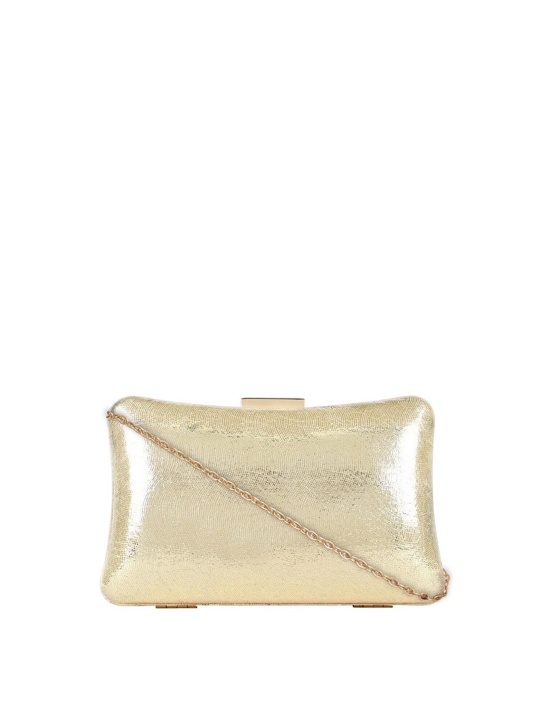 

HORRA Textured Purse Clutch, Gold
