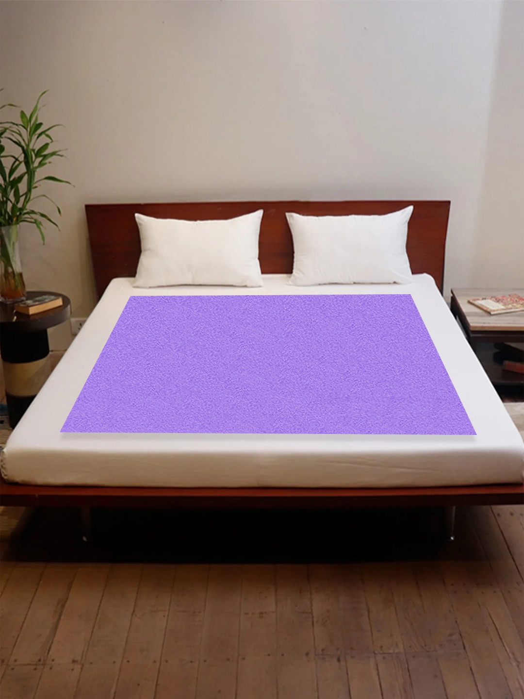 

OyO Baby Violet Waterproof & Baby Dry Sheet Polycotton Mattress Protector, Purple