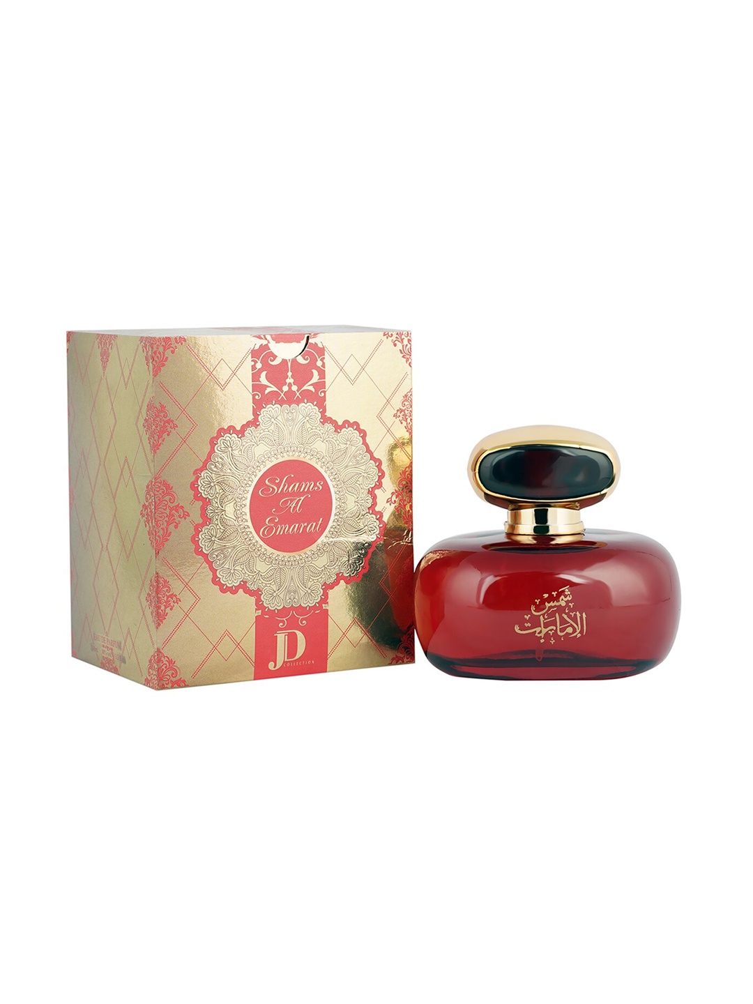 

JD COLLECTION Men Shams Al Emarat Premium Long Lasting Eau De Parfum - 100ml, Red