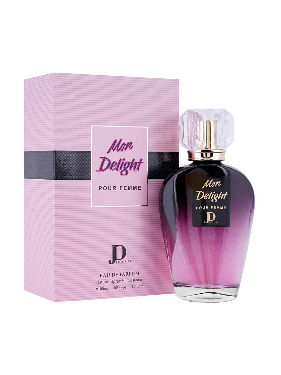

JD COLLECTION Women Mon Delight Pour Femme Eau De Parfum 100 ml, Pink