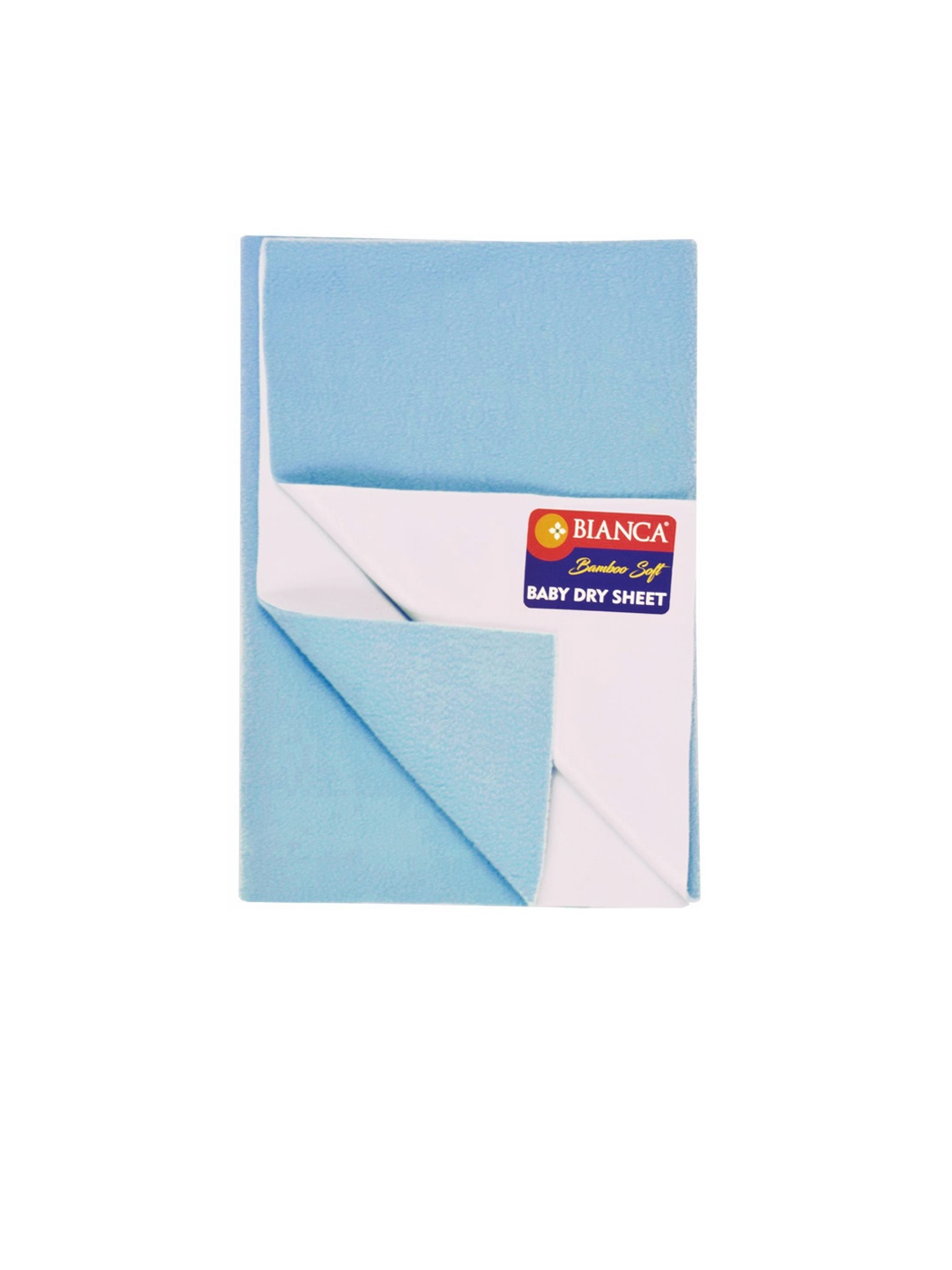 

BIANCA Kids Sky-Blue Soft Bamboo Waterproof & Anti-Bacterial Small Baby Dry Sheet