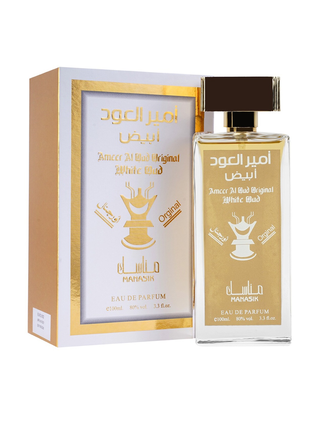 

MANASIK Men Ameer Al Oud Original White Oud Eau De Parfum 100 ml