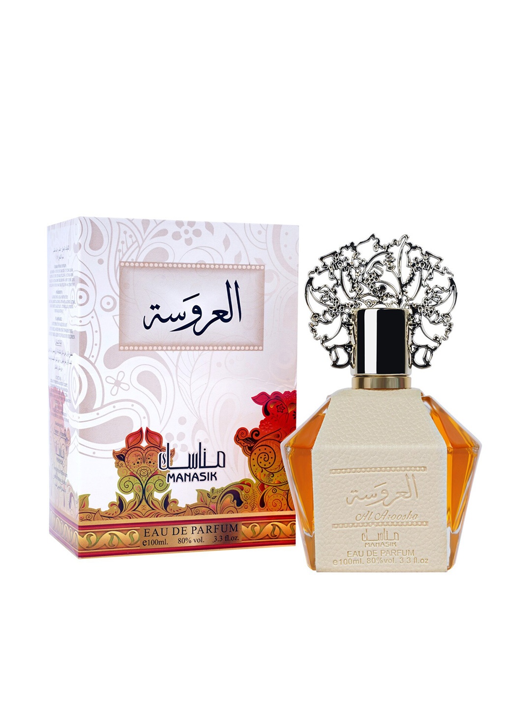 

MANASIK Women Al Aroosha Eau De Parfum 100 ml, Cream