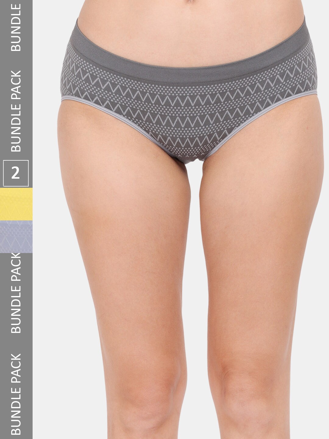 

Amour Secret Women Set Of 3 Anti-Bacterial Hipster Briefs, Black