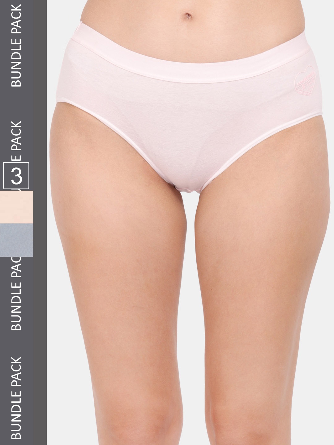 

Amour Secret Women Pack Of 3 Hipster Briefs, Pink