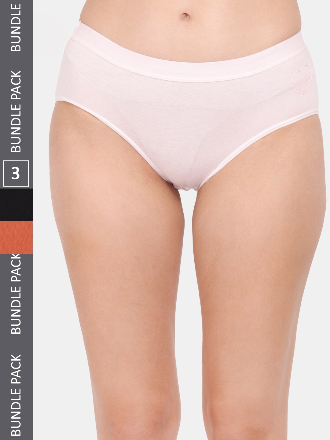

Amour Secret Women Pack Of 3 Mid-Rise Hipster Briefs, Black