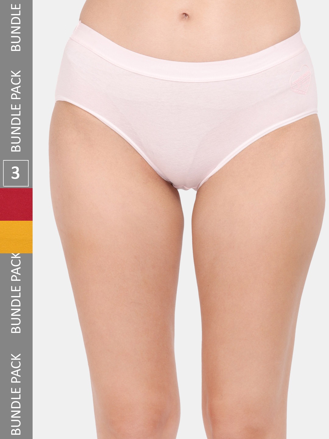 

Amour Secret Women Pack Of 3 Mid-Rise Hipster Briefs, Maroon