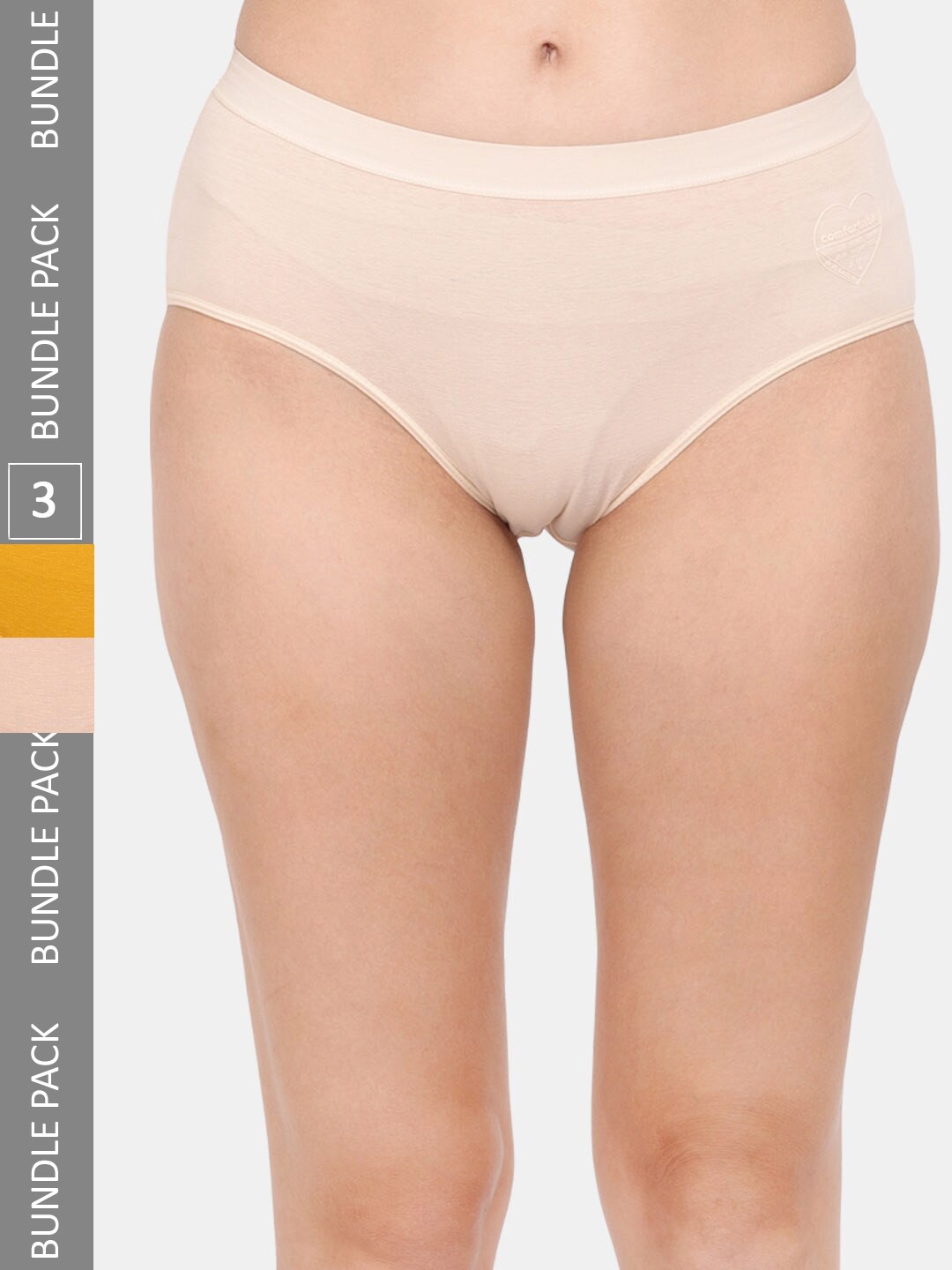 

Amour Secret Women Pack Of 3 Hipster Briefs, Cream