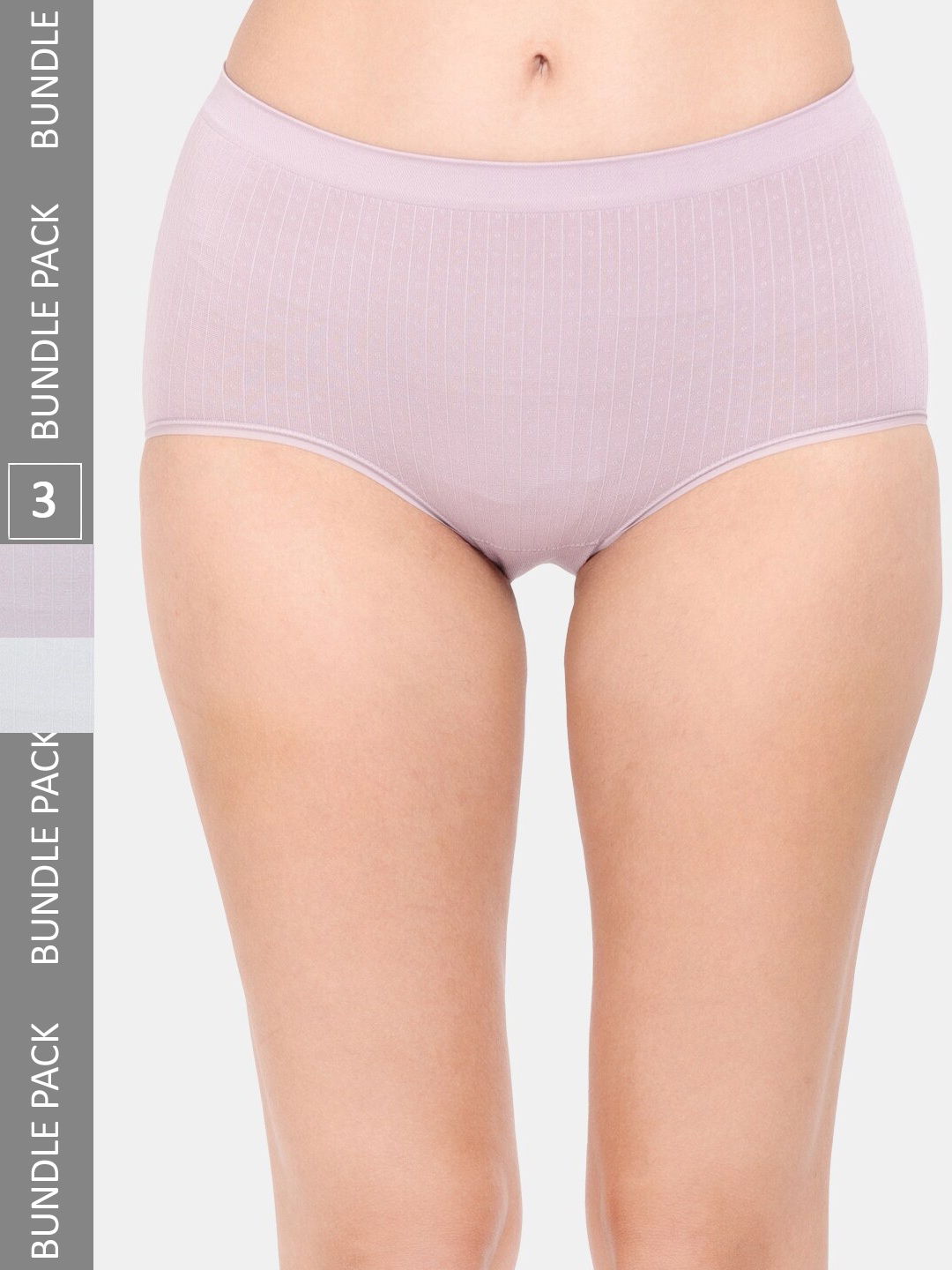 

Amour Secret Women Pack Of 3 Hipster Briefs, Grey