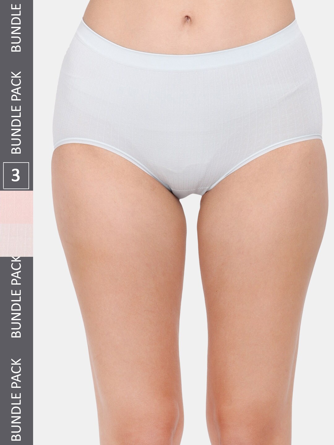 

Amour Secret Women Pack Of 3 Mid-Rise Hipster Briefs, Blue
