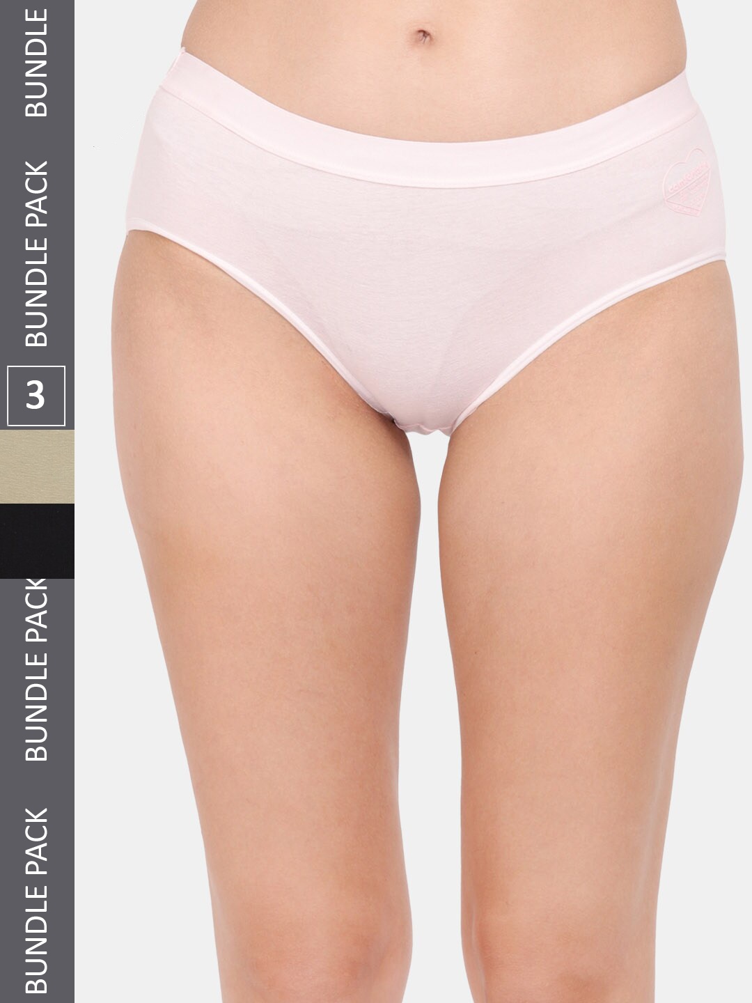 

Amour Secret Women Pack Of 3 Hipster Briefs, Pink