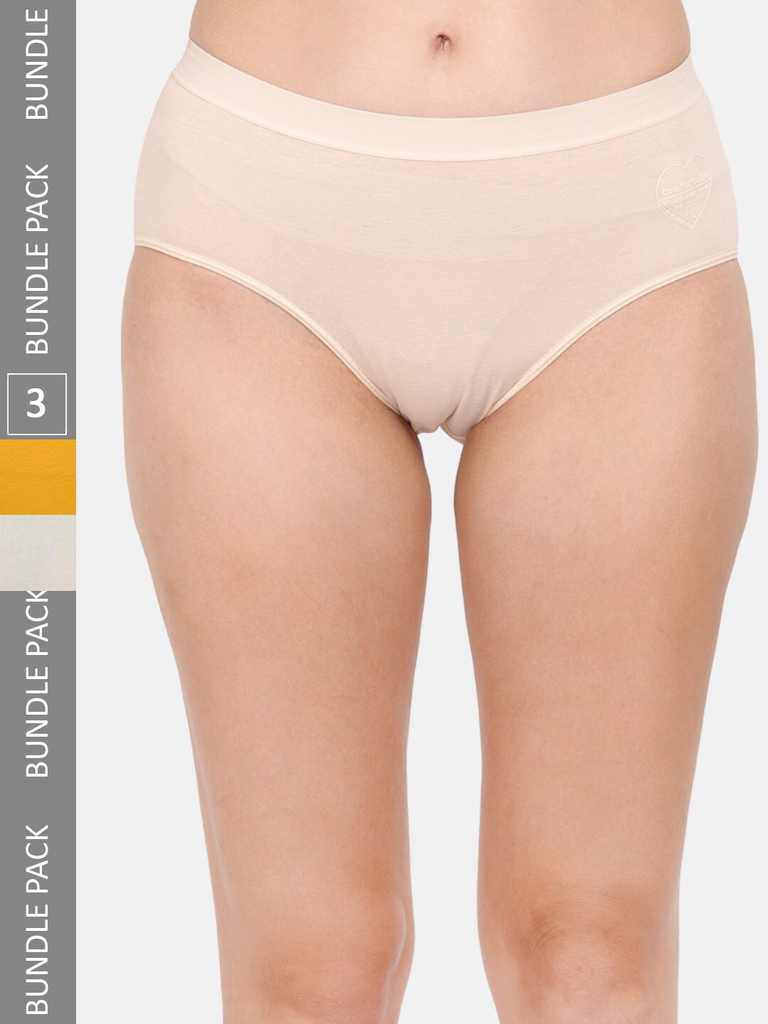 

Amour Secret Women Pack Of 3 Hipster Briefs, Nude