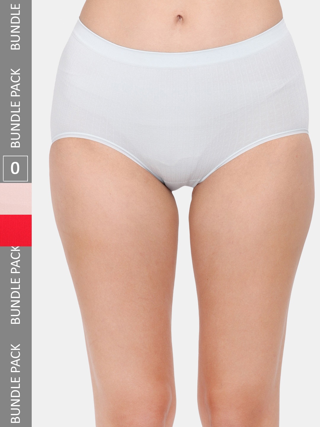 

Amour Secret Women Pack Of 3 Striped Hipster Briefs, Blue