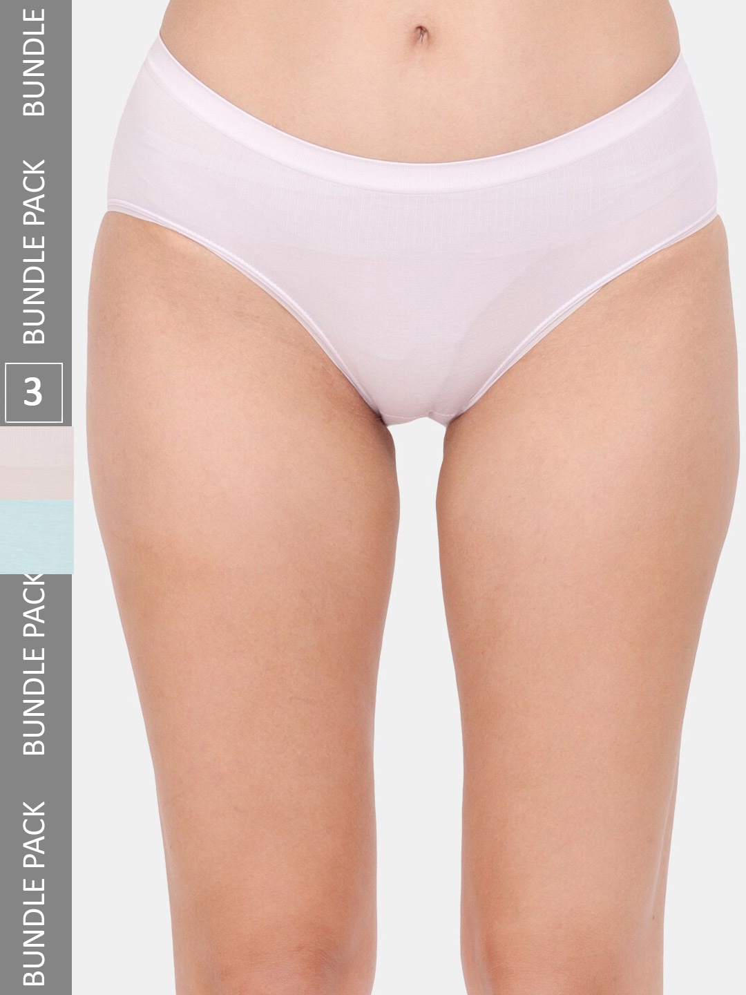 

Amour Secret Women Pack Of 3 Anti-Bacterial Hipster Briefs, Cream