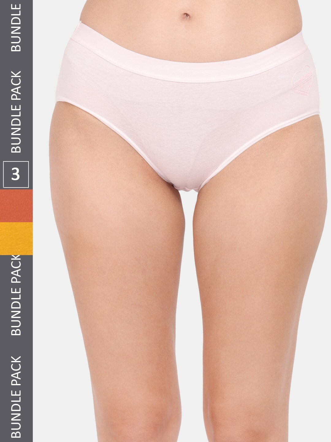 

Amour Secret Women Pack Of 3 Cotton Hipster Briefs, Off white