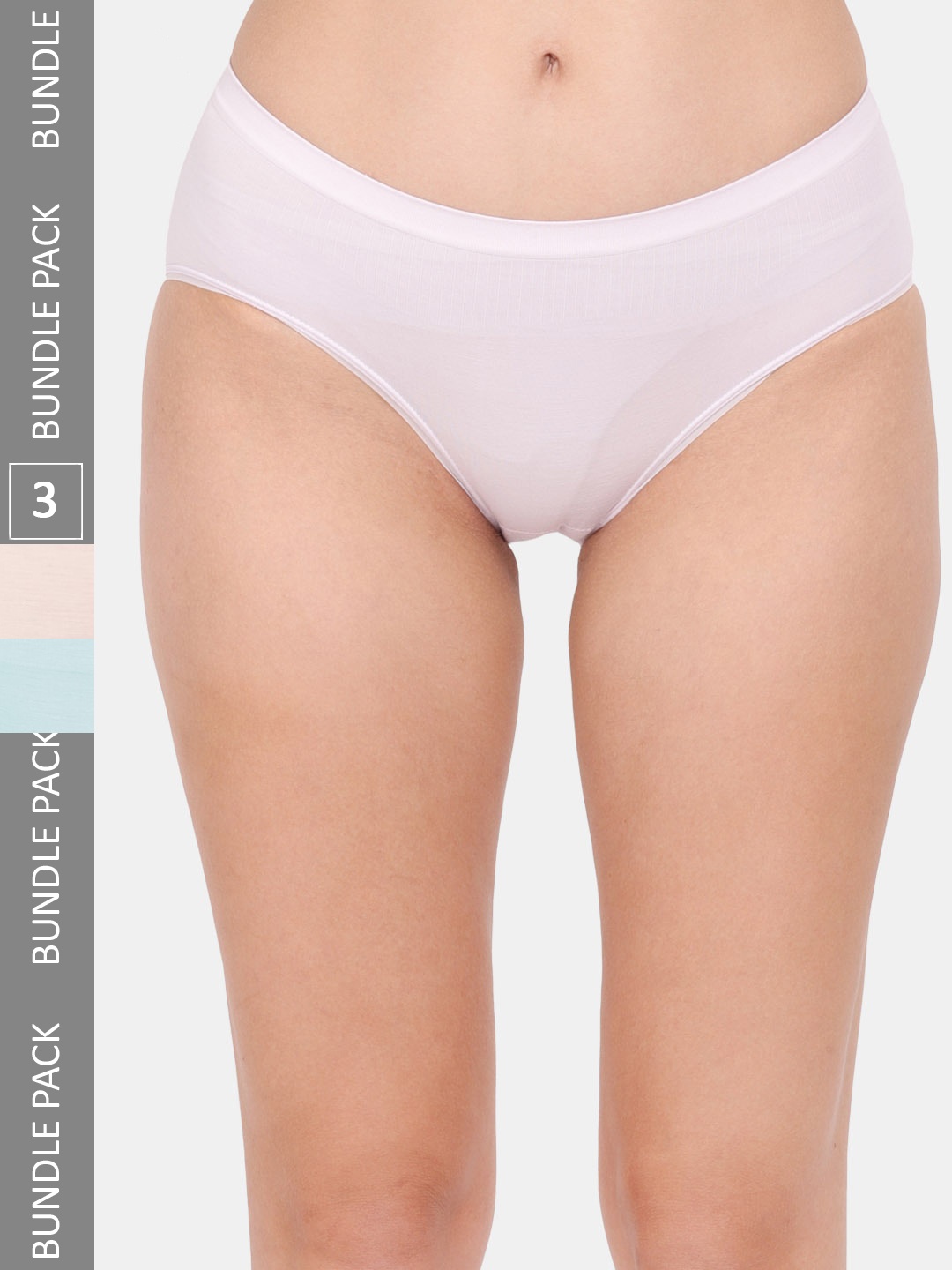 

Amour Secret Women Pack Of 3 Cotton Anti-Bacterial Hipster Briefs, Purple