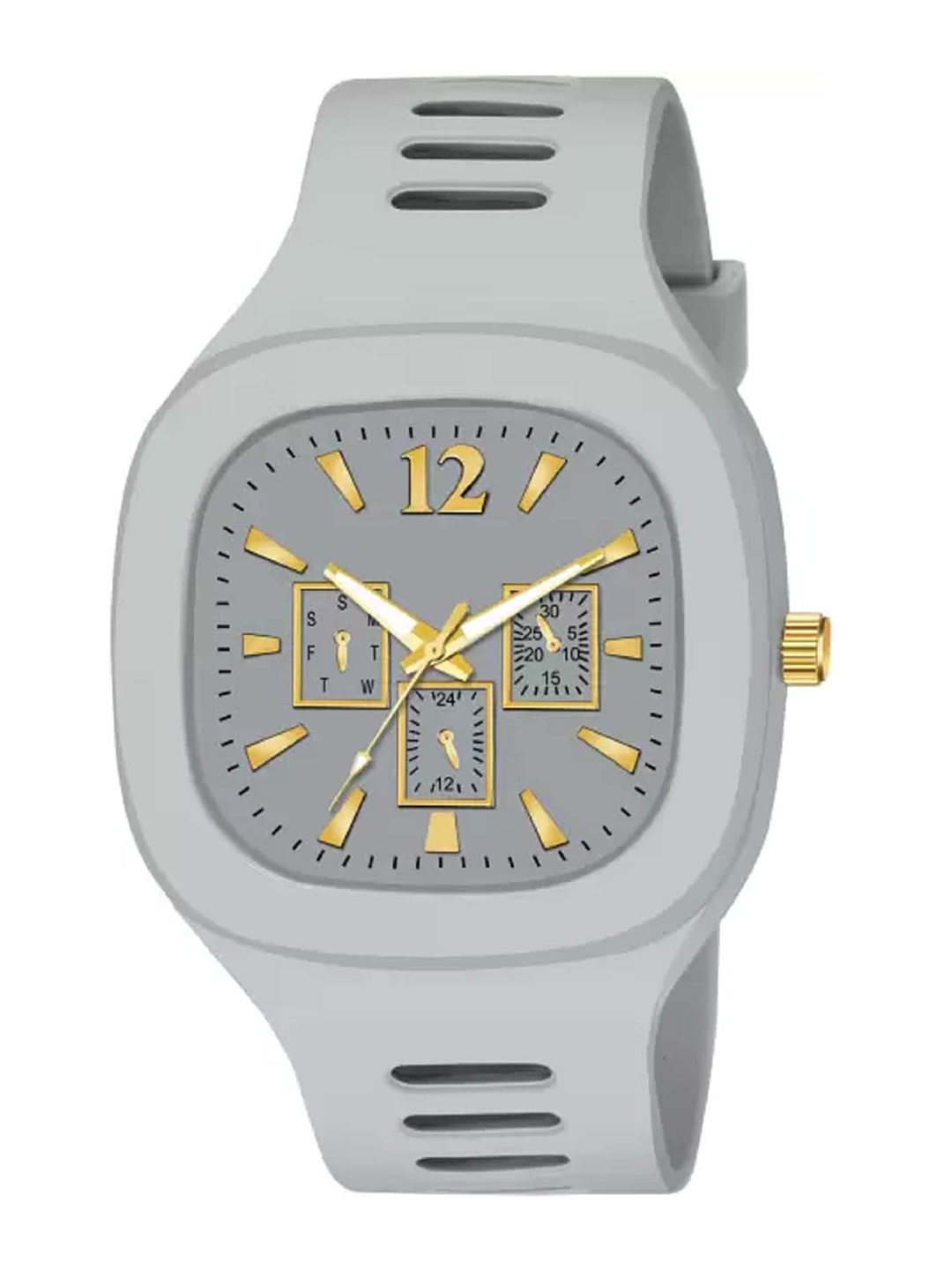 

CERO Women Brass Dial & Straps Analogue Watch C-ABBI-701-Grey-Grey