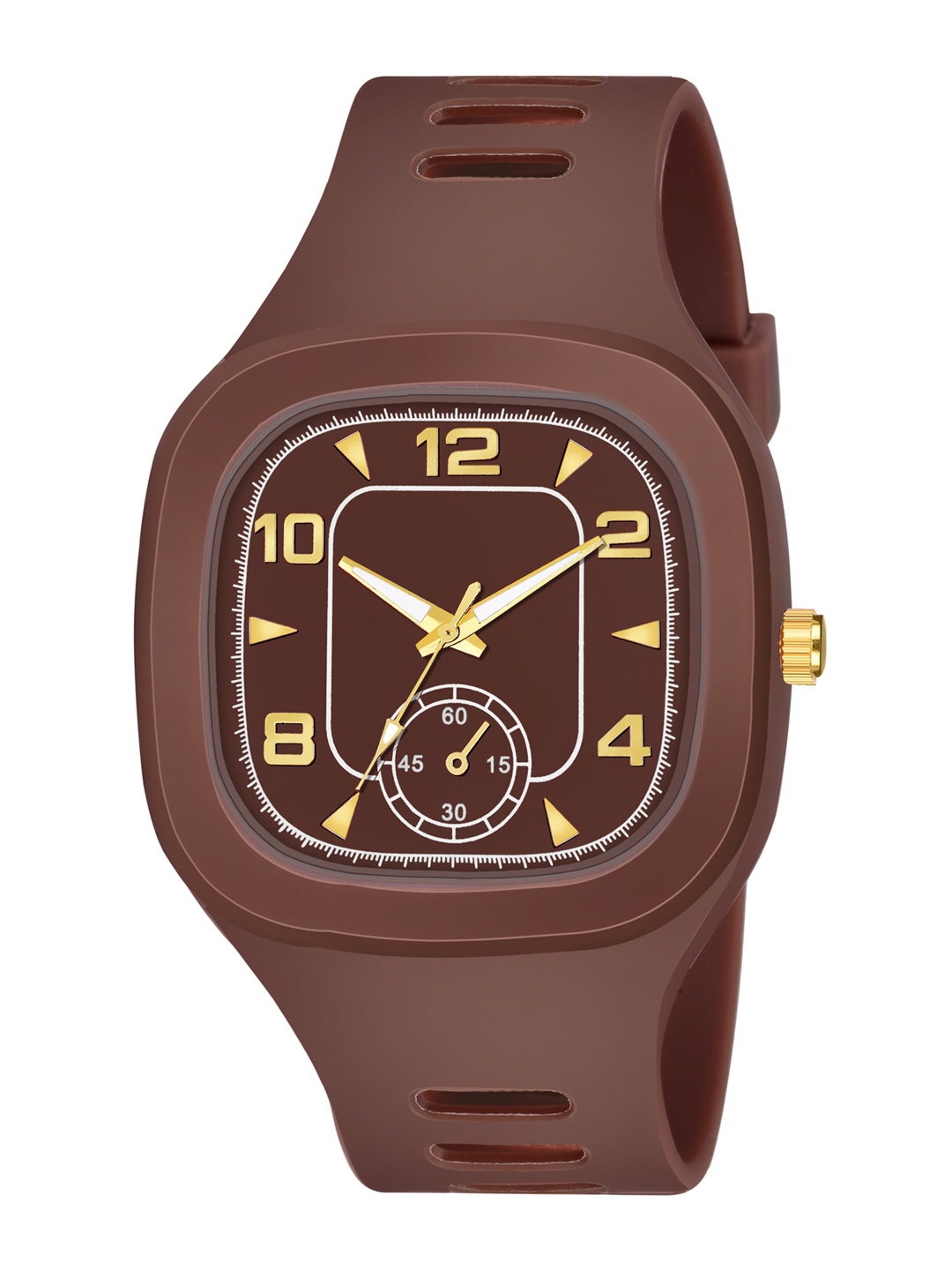 

CERO Women Brass Dial & Bracelet Style Straps Analogue Watch C-ABBI-Brown-801-Brown