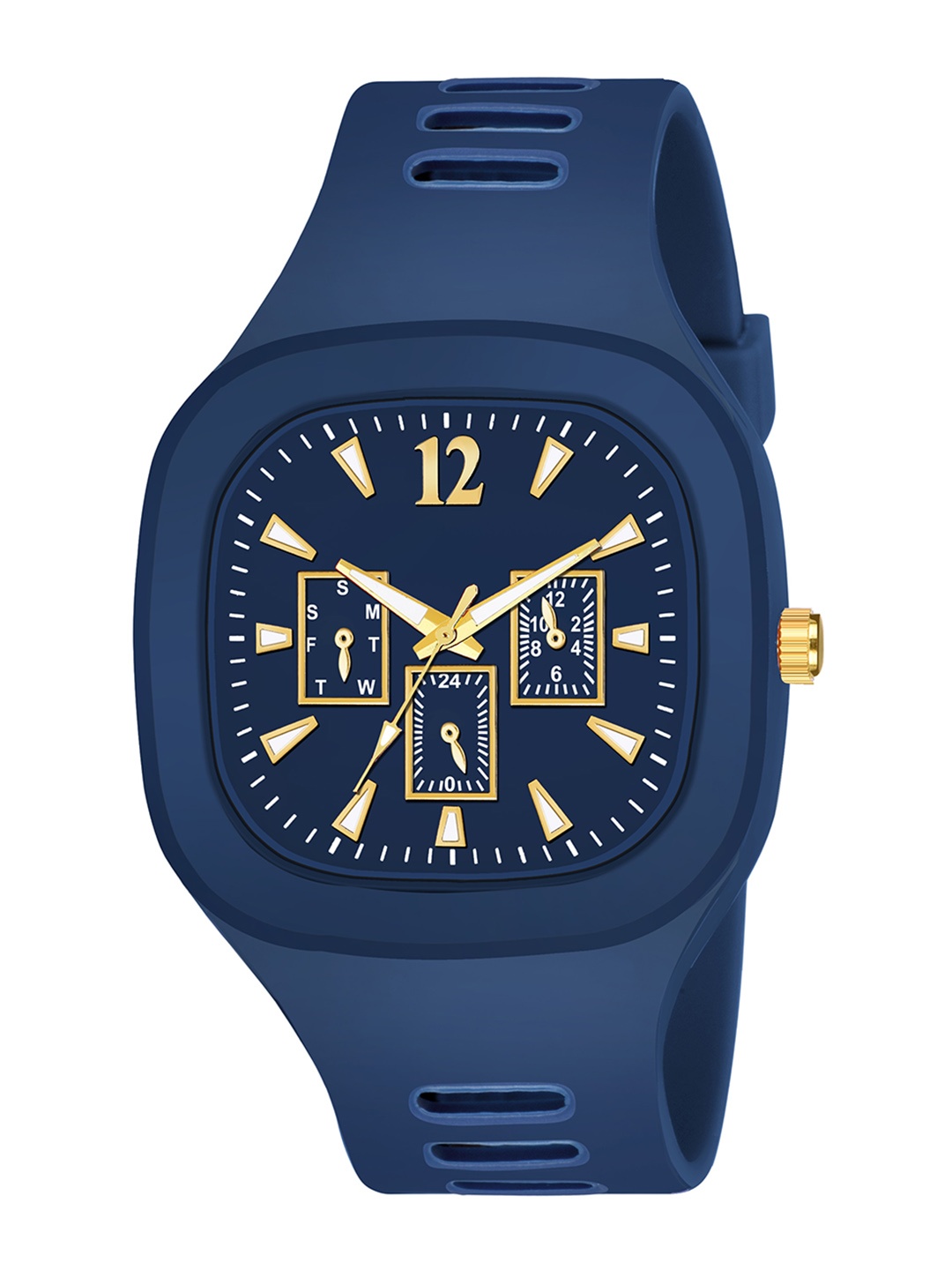 

CERO Women Brass Dial & Straps Analogue Watch, Blue