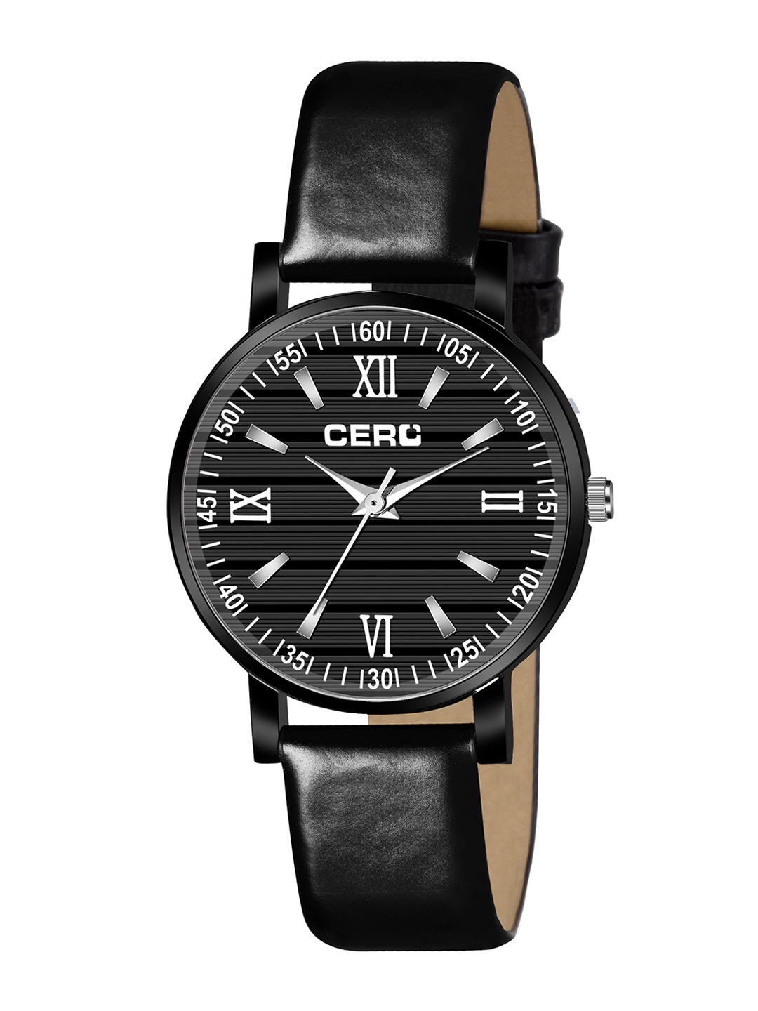 

CERO Women Brass Printed Dial & Black Straps Analogue Watch