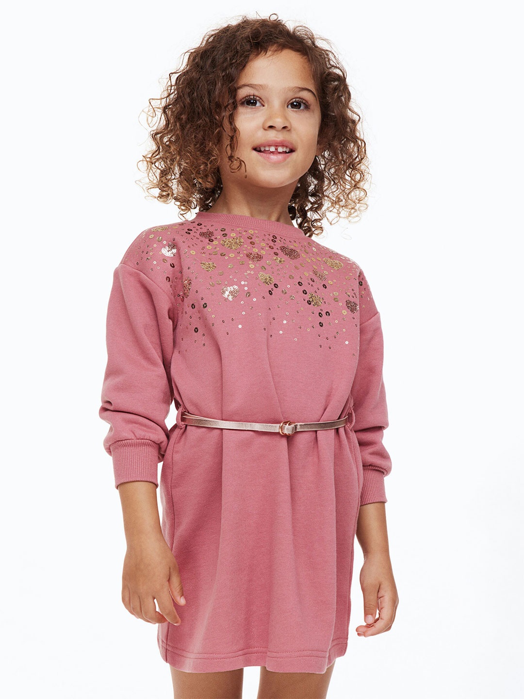 

H&M Girls Sweatshirt Dress, Multi