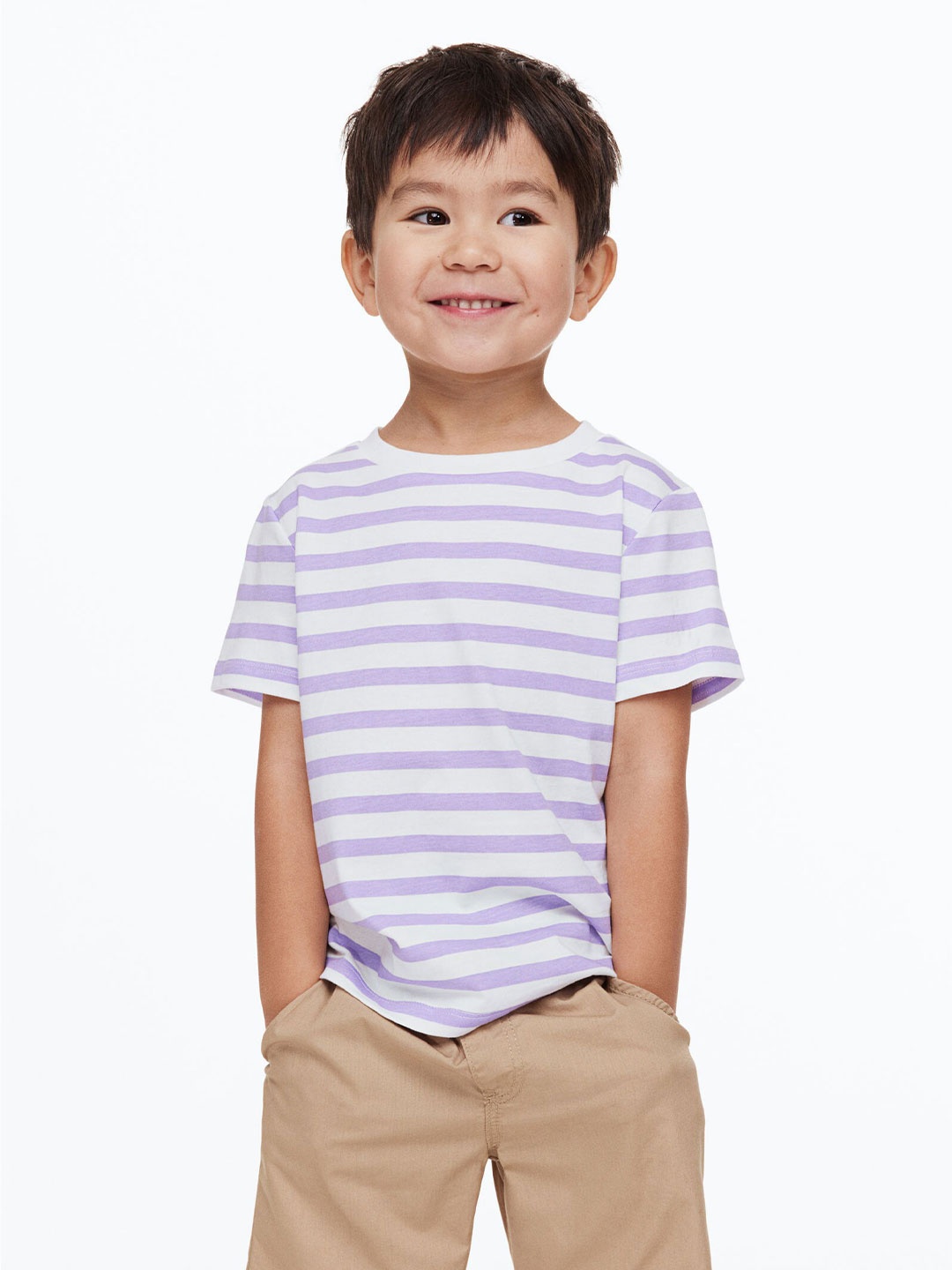 

H&M Boys Cotton jersey T-shirt, Multi