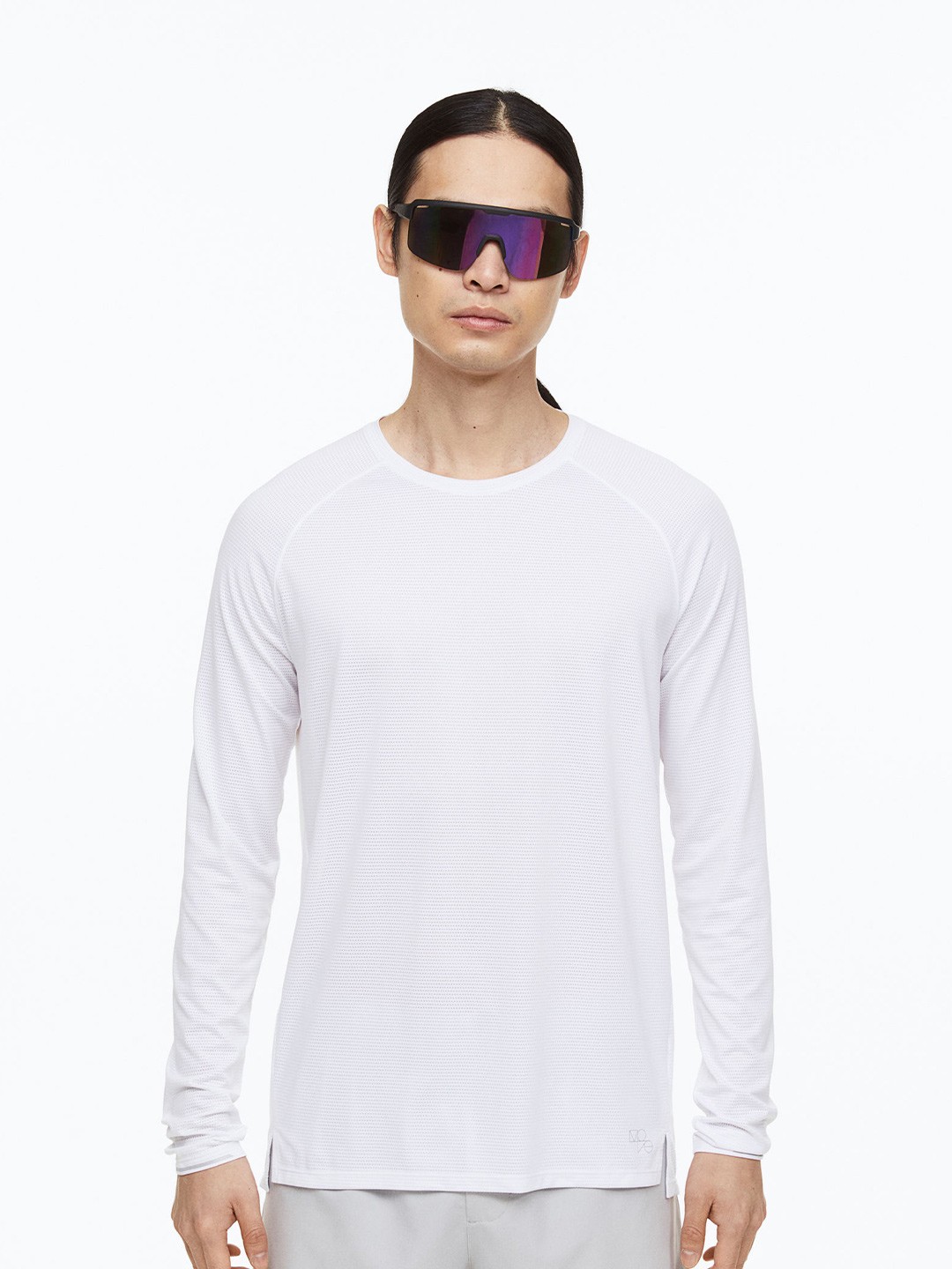 

H&M Men Dry Move Running Top, White