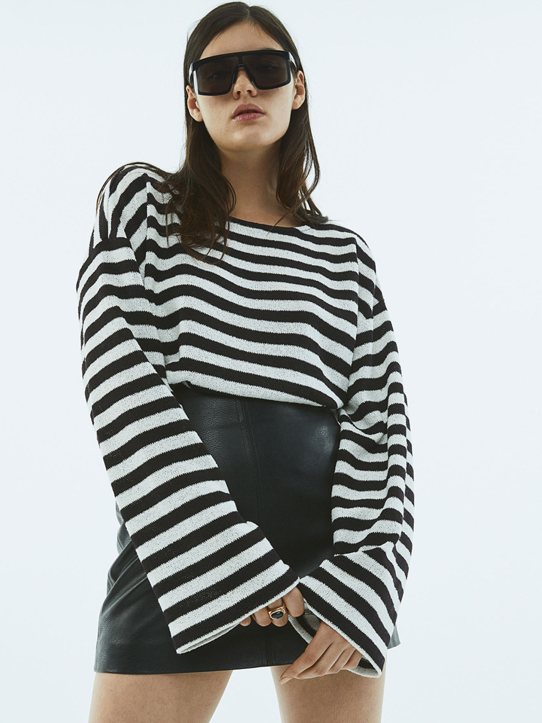 

H&M Women Mini Skirt, Black