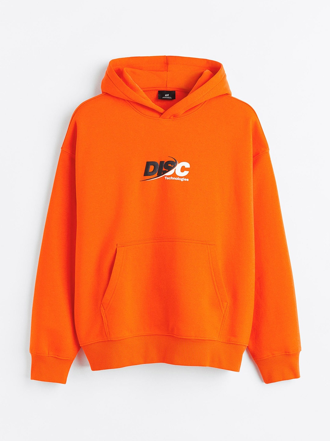 

H&M Men Oversized Fit Hoodie, Orange