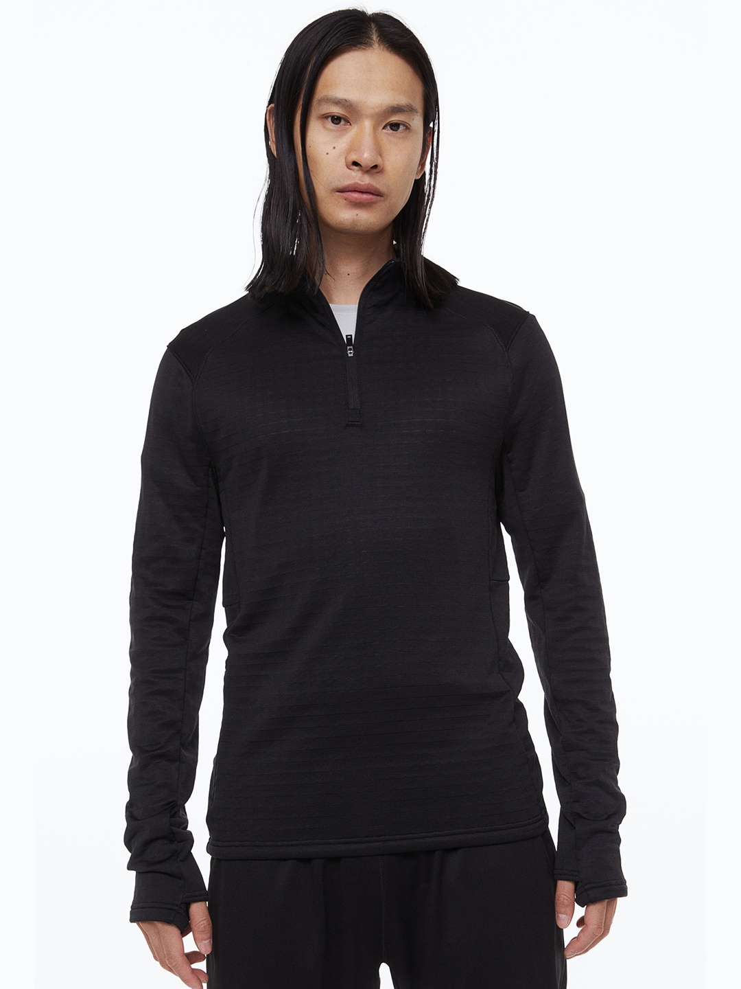 

H&M Men Running Top, Black