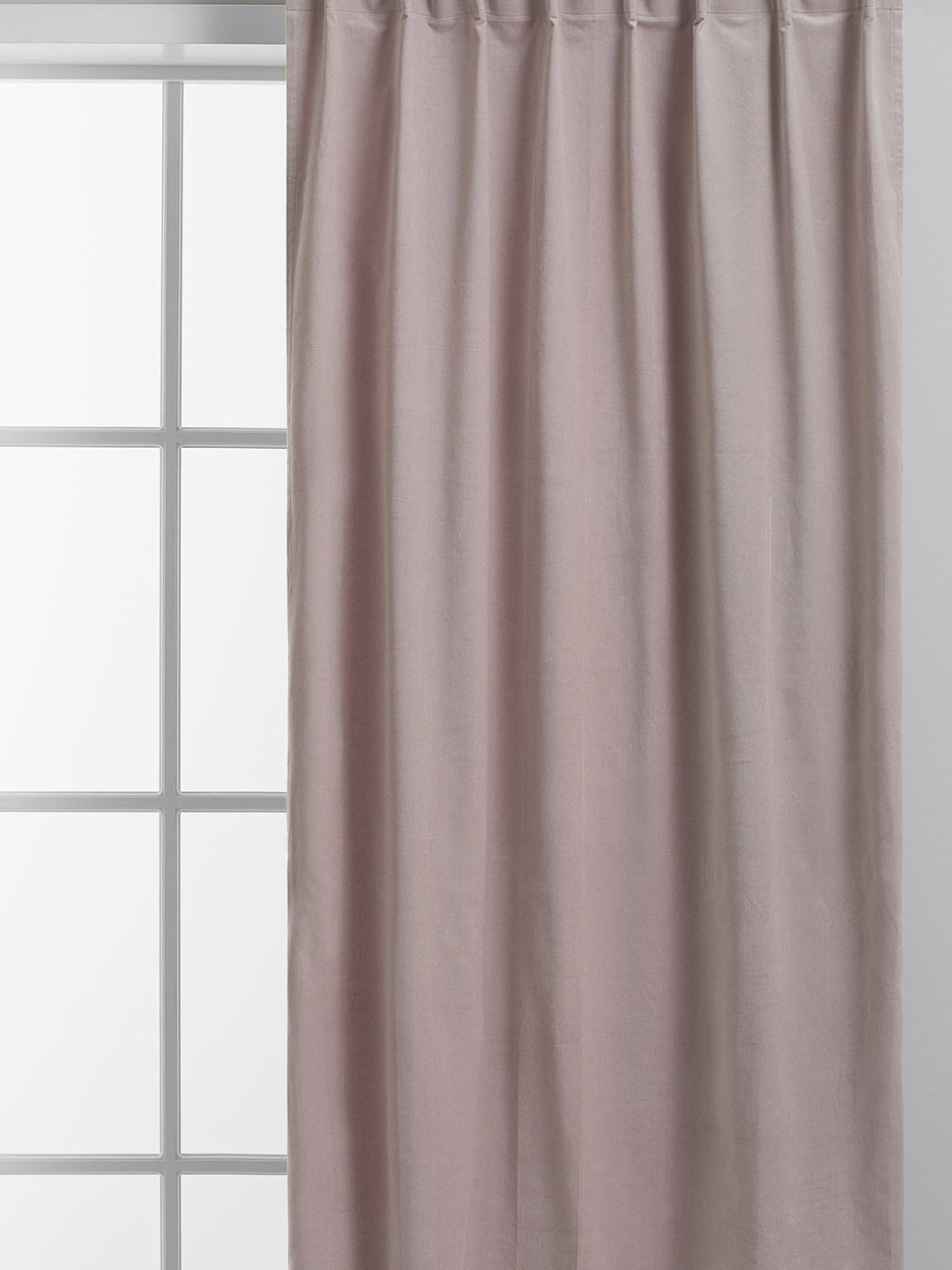 

H&M Beige 2-Pack Velvet Curtain Lengths